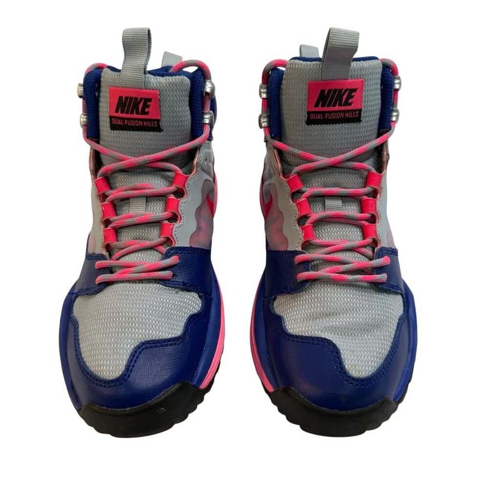 Nike Dual Fusion Hiking Boots Blue/Pink/Grey Women's US 6.5 Outdoors Trail Ready